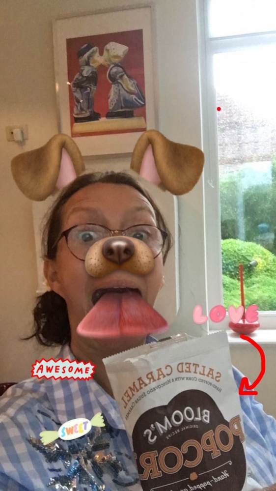 lekkere zoute caramel popcorn