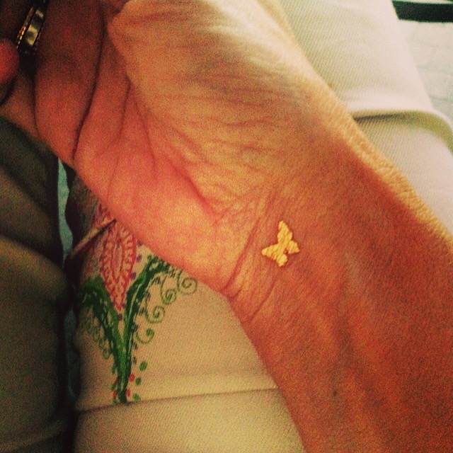 Gouden tattoos die wel 2 weken blijven staan