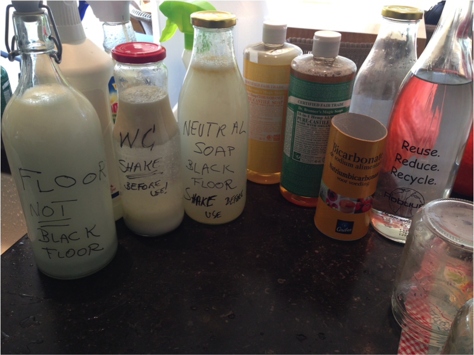 Ik maak mn kuisproducten zelluf