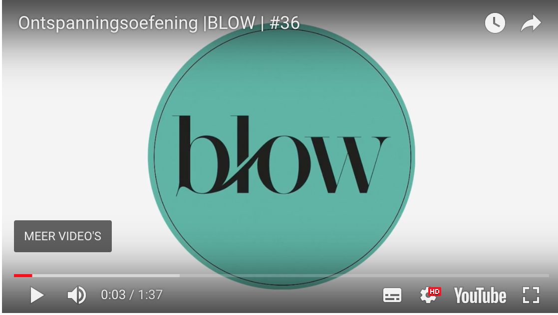 Rustig worden door ademen doe je zo ..