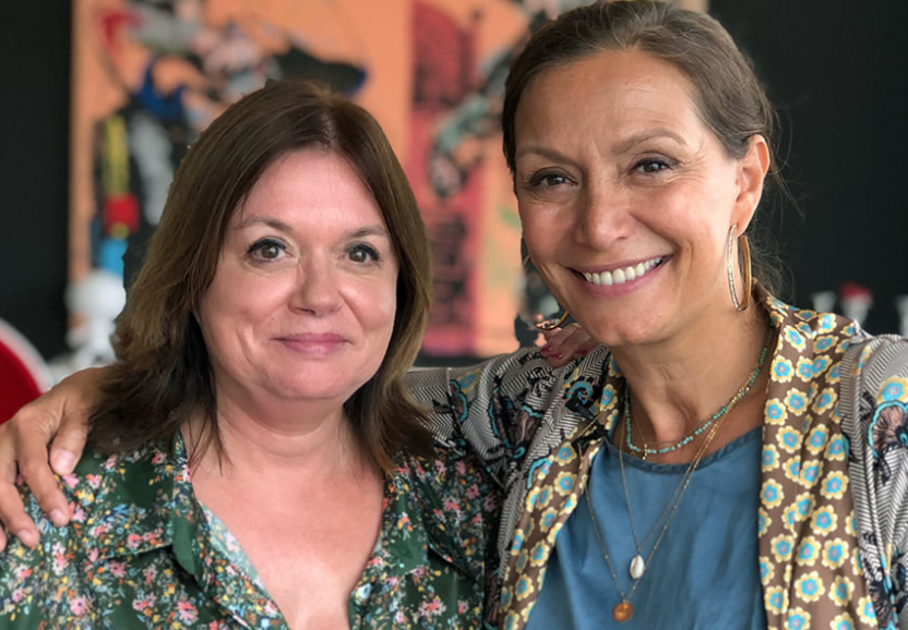 Een memorabele babbelmet een fijne oud collega  in de Rotonde